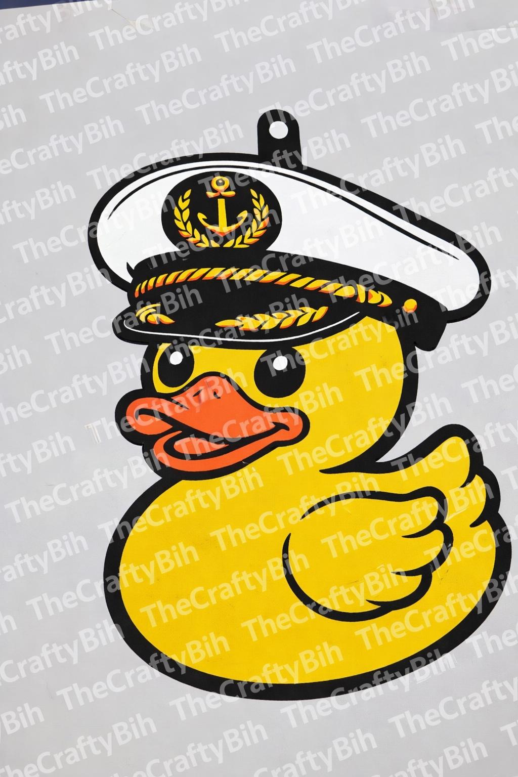 Personalized Cruise Door Magnet – Captain Rubber Duck Door Sign – Custom Cruise Cabin Decor – Cruise Duck Magnet – Cruise Door Decoration