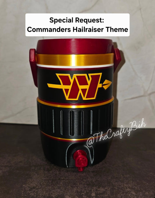 3D Printed 12 oz CAN HOLDER, Football Inspired Soda Can Holder, Tailgate Party Drink Holder, Sports Fan Gift (not a drinking cup) Novelty