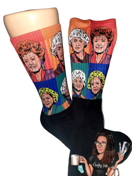 Golden Girls Pop Art socks