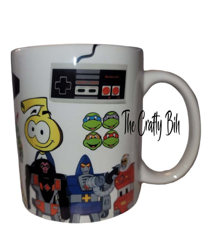 Nostalgic 80's retro mug