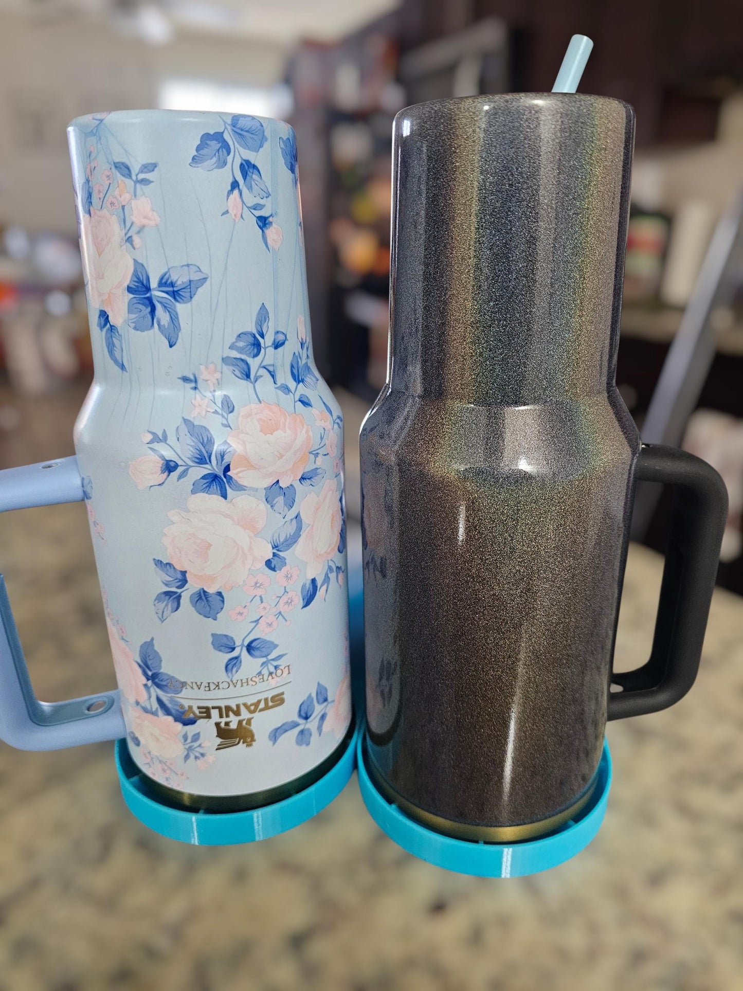 Tumbler Drying Rack | Cup, Lid, and Straw Organizer | Countertop Bottle Drying Stand | Stanley & 40oz Tumbler Holder